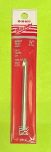 MILWAUKEE 49-56-8010 1/4" x 3" ARBOR PILOT DRILL BIT STEEL 6MM - Picture 1 of 3