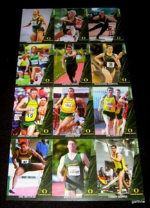 OREGON DUCKS TRACK TEAM 2004 UNCUT PEPSI CARD SET TOMMY SKIPPER JORDAN KENT +10 - Picture 1 of 2