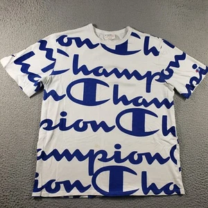 Camisa Champion Heritage Para Hombre XL *Grande* Estampado Completo Manga Corta Algodón - Imagen 1 de 13