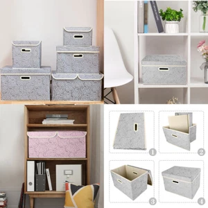 US Stackable Storage Containers Extra Large Storage Bins with Lid Cube Container - Picture 1 of 24