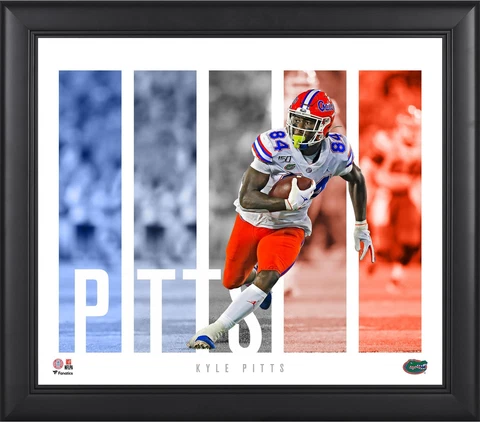 Kyle Pitts Florida Gators Framed 15"x 17" Player Panel Collage Cover