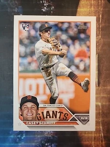 Casey Schmitt 2023 Topps Update Super Box oversize SP RC #US#133 - Foto 1 di 2