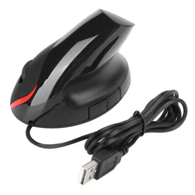 Optical Vertical Mouse Ergonomic Rechargeable USB Receiver Office Wired Mouse - Image 1 of 4