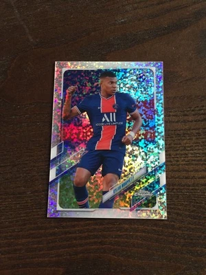 2020-21 Topps Chrome Kylian Mbappe Real Madrid France PSG Diamond - Image 1 of 2