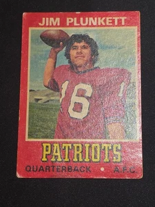 Tarjeta de fútbol americano Jim Plunkett 1974 Wonder Bread All-Star Series #19 - Imagen 1 de 2
