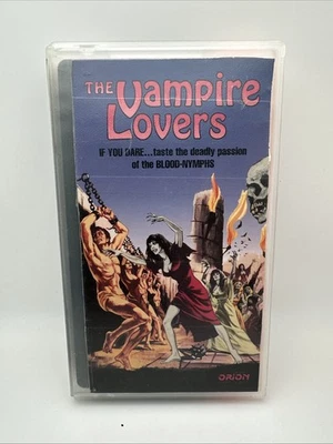 The Vampire Lovers (VHS) Ingrid Pitt, Peter Cushing, RARE HORROR Movie Orion FS - Image 1 of 4