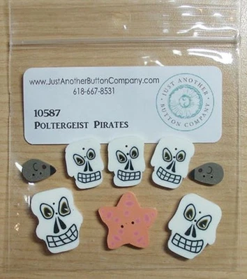 Poltergiest Pirates GP-277BP by Glendon Place Button Pack - Image 1 of 2