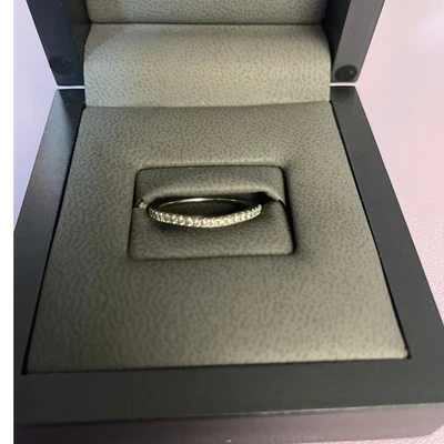 Kay Jeweler SKU 990942601 Diamond Band Bridal Ring 14k White Gold Size 7 - Image 1 of 4