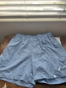 Columbia PFG OmniShade Blue Lined Mens Shorts Sz M 6 Inch Inseam #3 - Picture 1 of 6