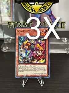 Yu-Gi-Oh! 3x Noh-P.U.N.K. Ze Amin BLMM-EN073 Ultra Emblasonato - Foto 1 di 1