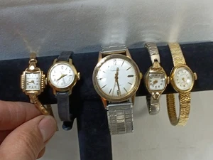 Lote Reloj Cuerda Vintage Benrus Bulova Benrus Gruen Caravell 17 Joyas Tal cual - Imagen 1 de 17