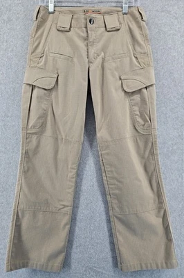 Pantalón 5.11 Tactical Stryke para mujer talla 6 recto Ripstop caqui cargo elástico 64386 Foto 1 de 4