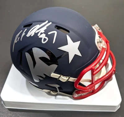 Minicasco autografiado firmado por Rob Gronkowski New England Patriots con certificado de autenticidad Foto 1 de 4