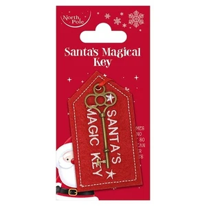 Llave Mágica de Papá Noel 7cm x 14.5cm x 1cm Relleno de Caja de Nochebuena - Imagen 1 de 2