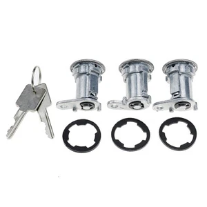 Door Lock Cylinder & Keys 8122874K3 For Jeep CJ Wrangler YJ Cherokee XJ 84-90 - Picture 1 of 4