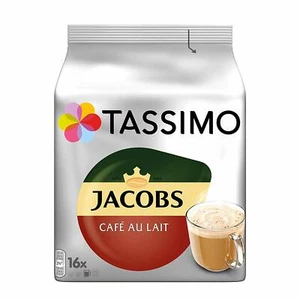Tassimo Jacobs Café au Lait Kaffeespezialität 80 Kapseln 5 x 184 g 5er Pack - Bild 1 von 6
