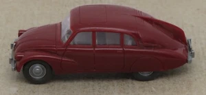 Micro WIKING Ho 1/87 Tatra 87 Castano Rosso Interno Grigio #12827 No. Box - Foto 1 di 6