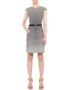 Akris Punto Dotted Dégradé Dress Hidden Zip Front - Size 8 - $1,190 - Picture 1 of 11