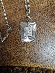 Ciondolo Scorpione Metallo con Catenina Pendant vintage  (V3) ^ - Imagen 1 de 4