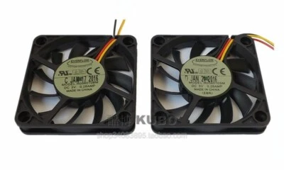 EVERFLOW 6CM Ultra-thin Double Ball/Hydraulic Chassis Routing Fan R056010BM/SM - Image 1 of 4