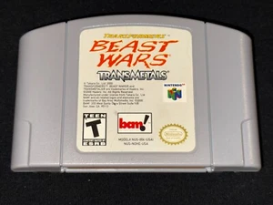 Transformers Beast Wars Transmetals (Nintendo 64) Cleaned Tested Authentic N64 - Picture 1 of 4