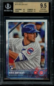 2015 Topps Series 2 Kris Bryant #616 RC BGS 9.5 Gem Mint Card Rookie Cubs - Picture 1 of 2
