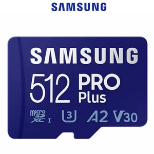 Micro SD Card 512GB Samsung PRO Plus Micro SDXC Class 10 Camera Memory 160MB/s - Picture 1 of 3