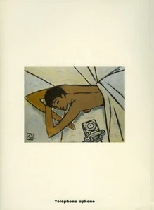 GOTTING TRIPTYQUE CARTON INVITATION EXPOSITION PEINTURES GALERIE ESCALE 1992 - Picture 1 of 6