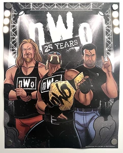 WCW BASH AT THE BEACH 25 YEARS NWO 11x14 Wrestling Poster HULK HOGAN Scott hall - Picture 1 of 2