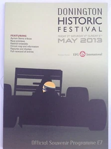DONINGTON HISTORIC FESTIVAL 5th May 2013 Official Programme - Picture 1 of 3