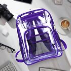 Clear Backpack Heavy Duty Pvc Transparent Backpack Large Clear Book Bag For Work