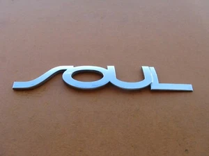 14 15 16 17 18 19 20 KIA SOUL REAR GATE TRUNK CHROME EMBLEM LOGO BADGE A29395 - Picture 1 of 2