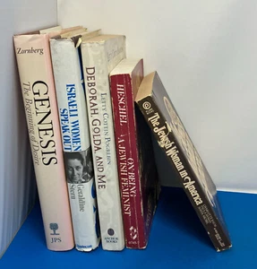 Jewish Women Feminism Books, Lot of 5, 2 books signed by author: Stern, Zornberg - Picture 1 of 24