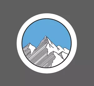 Mountain Range Sticker Blue Sky Waterproof Outdoor Nature Gift NEW - Picture 1 of 3