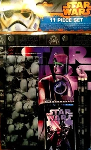 Disney Star Wars 11 piece Stationary Set-Folders,Note pad,Pencils,Case-New!!VER2 - Picture 1 of 3
