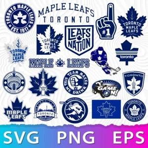 Logotipo de hojas de arce de Toronto SVG, logotipo de hojas de arce PNG, símbolo de hoja de arce de Toronto - Imagen 1 de 4