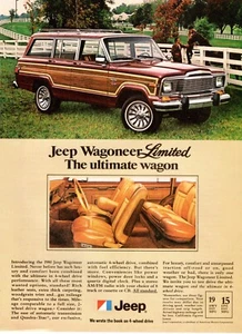 1980 Classic Car AD JEEP WAGONEER the Ultimate Wagon 4 wheel Drive 021223 - Picture 1 of 1