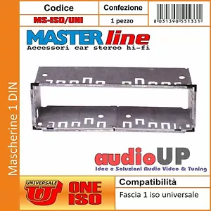 Band Iso Universal for Mounting Car Radio 1 Din. Adapter Radio Masterline - Picture 1 of 1