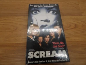 Scream Wes Craven VHS Brand New Factory Sealed Horror Movie R-VERY RARE!!!! - Picture 1 of 5