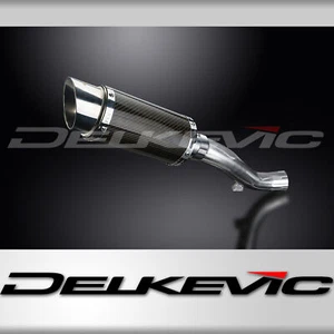 Honda VFR1200X Crosstourer 2012-2017 Slip On 8" Round Carbon Exhaust Muffler Kit - Picture 1 of 5