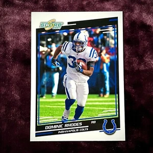 Dominic Rhodes 2004 Score #133 MINT Indy Colts Legends Jersey Midwestern State💙 - Bild 1 von 2