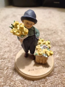 Jessie Willcox Smith Collection 1986 Holiday Figurine Series Springtime Boy - Picture 1 of 2
