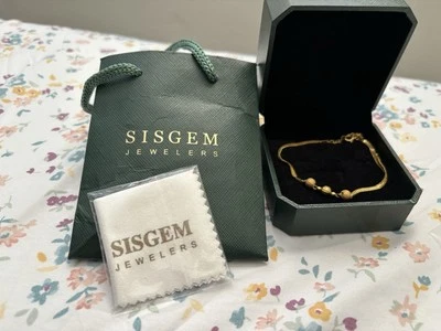 Pulsera De Oro Sólido Foto 1 de 4