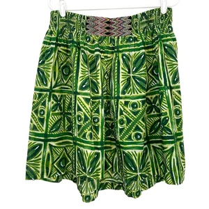Anthropologie Vanessa Virginia Damen frisch geschnitten Rock Größe 12 grün Taschen  - Bild 1 von 9