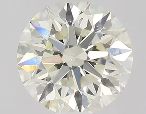 0.40 Ct Natural Color M/SI1 Grade Diamond GIA CERTIFIED Loose Round Cut 4 mm - Picture 1 of 7