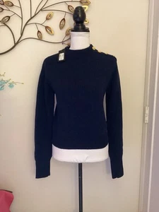 Rag & Bone Nancy Crew Navy Blue Sweater, Size XS, NWT - Picture 1 of 11