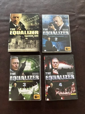 The Equalizer: Seasons 1, 2, 3, & 4 DVDs Edward Woodward Foto 1 de 4