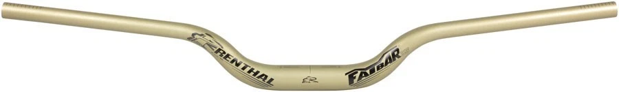 Barra elevadora de bicicleta de montaña Renthal Fatbar V3 35 MTB dorada 35,0 x 60 mm elevación x 820 mm Foto 1 de 1