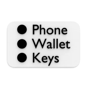 Sign | Phone - Wallet - Keys - Foto 1 di 4