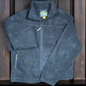 Cabela's Mens XL Fleece Full Zip Jacket Outdoor Warm Black - Picture 1 of 8